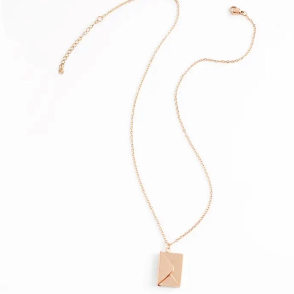 Stylish Rose Gold Love Letter Charm Necklace, Stainless Steel Mama Chains - Picture 4 of 4